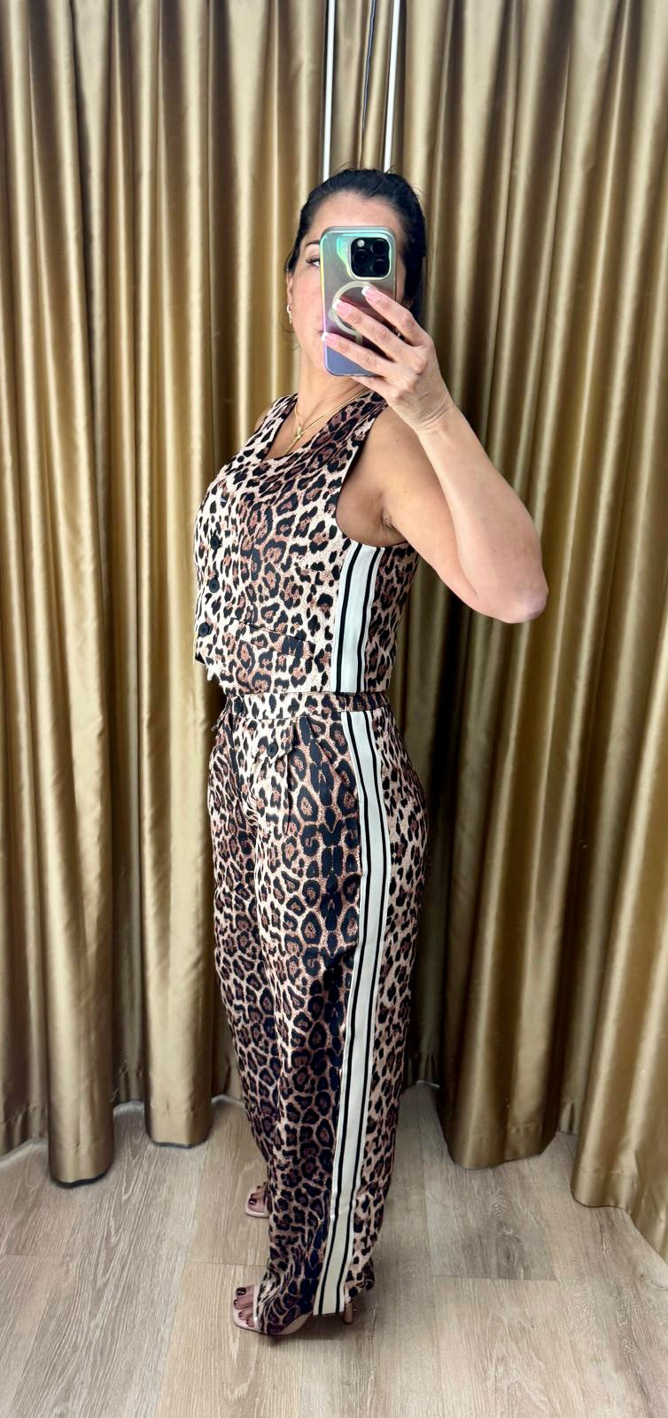 Animal Print Track Set