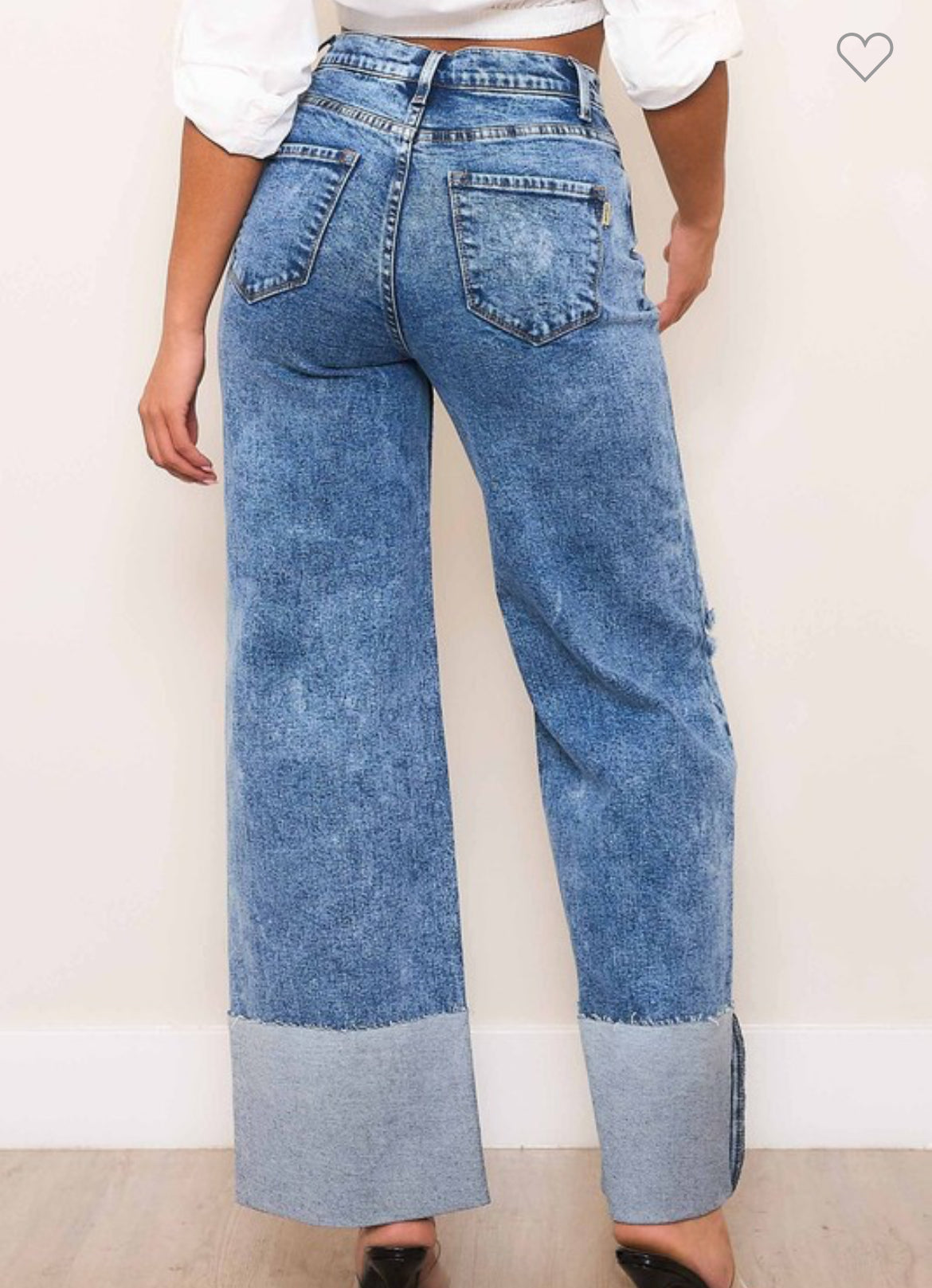 Cuff Up Jeans