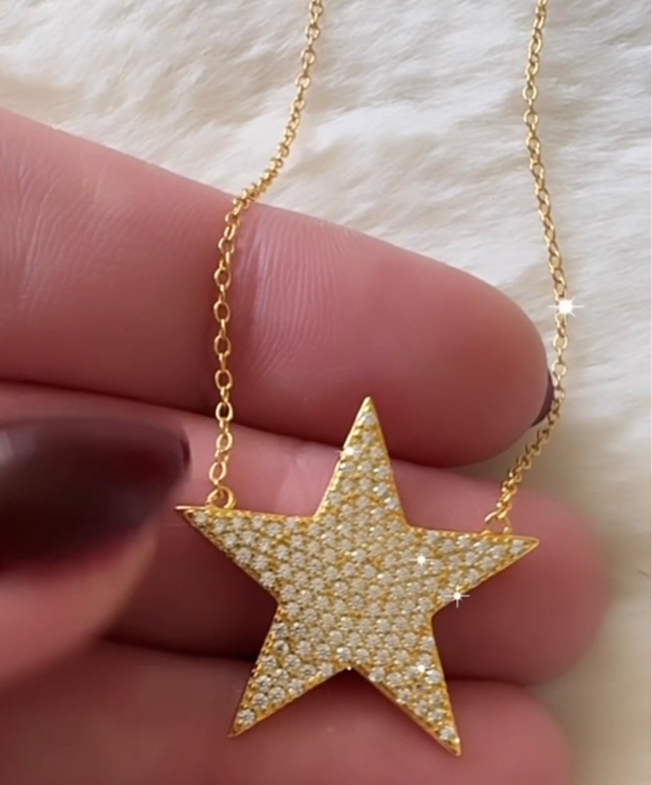 A STAR IS BORN PAVE NECKLACE