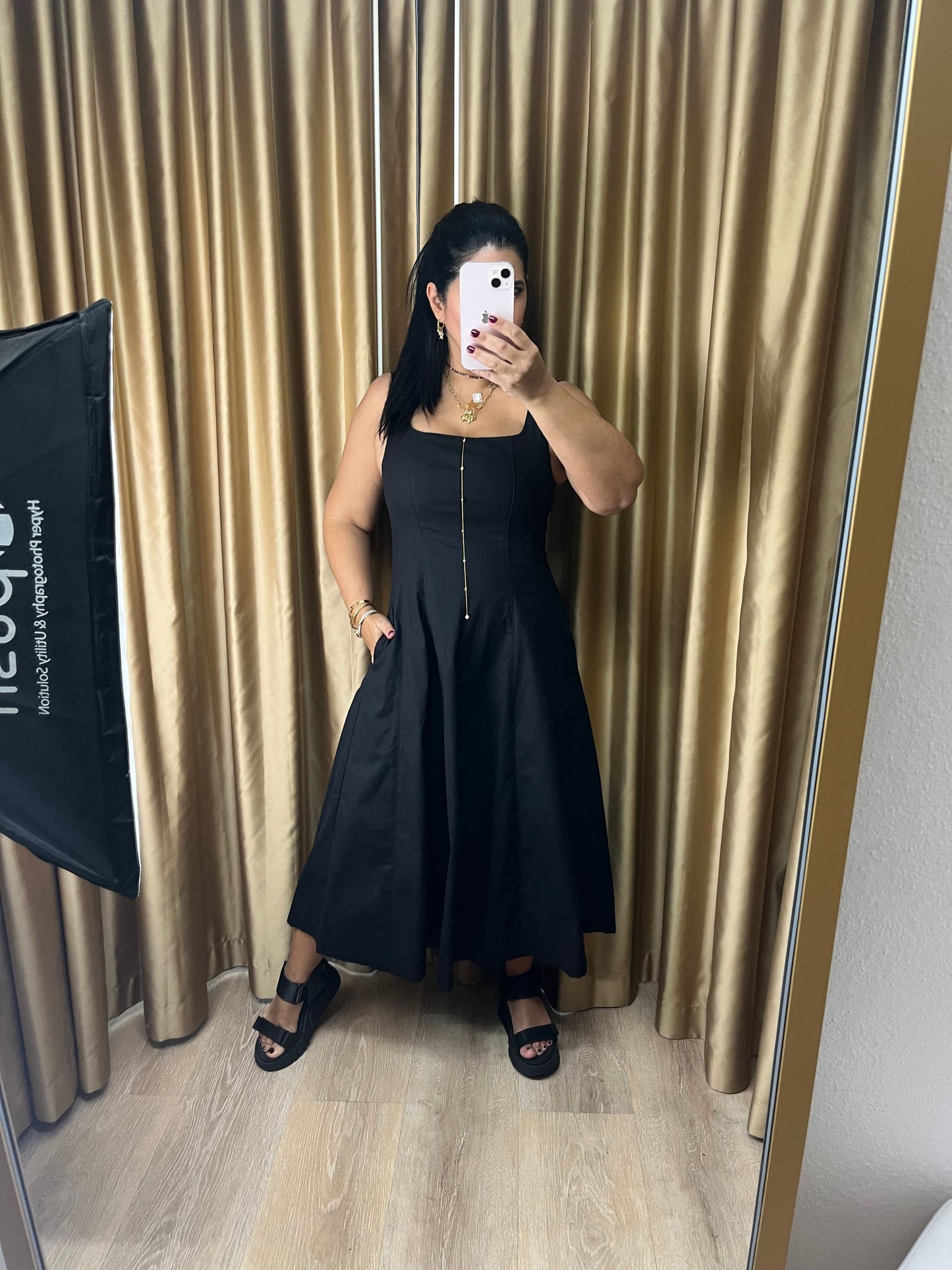 Black Midi Dress