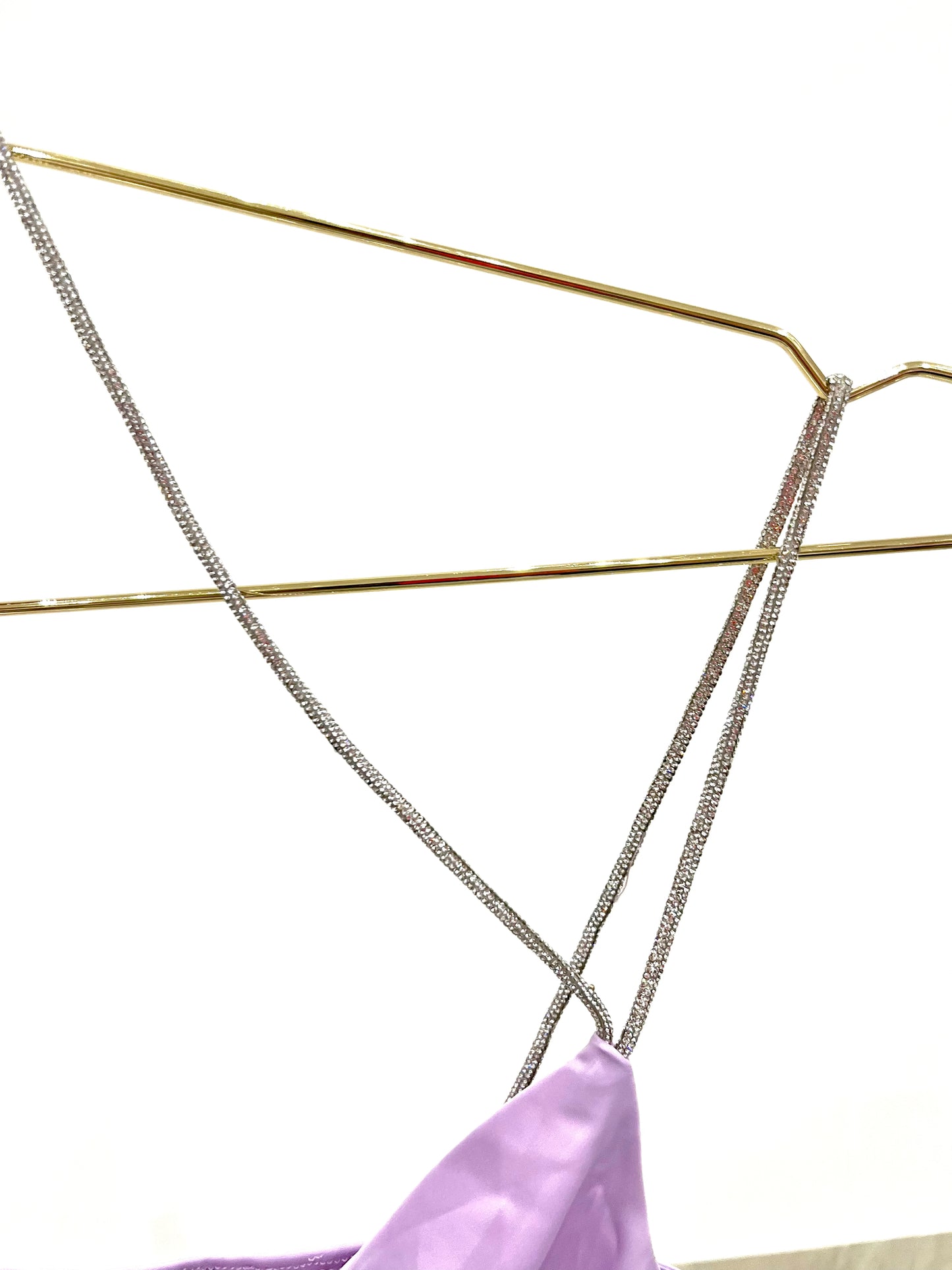 Crystal Straps Lilac Top