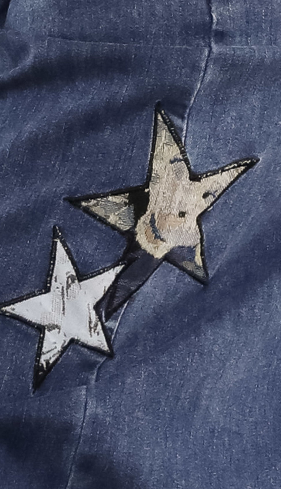 DENIM STAR PATCH WIDE PANT