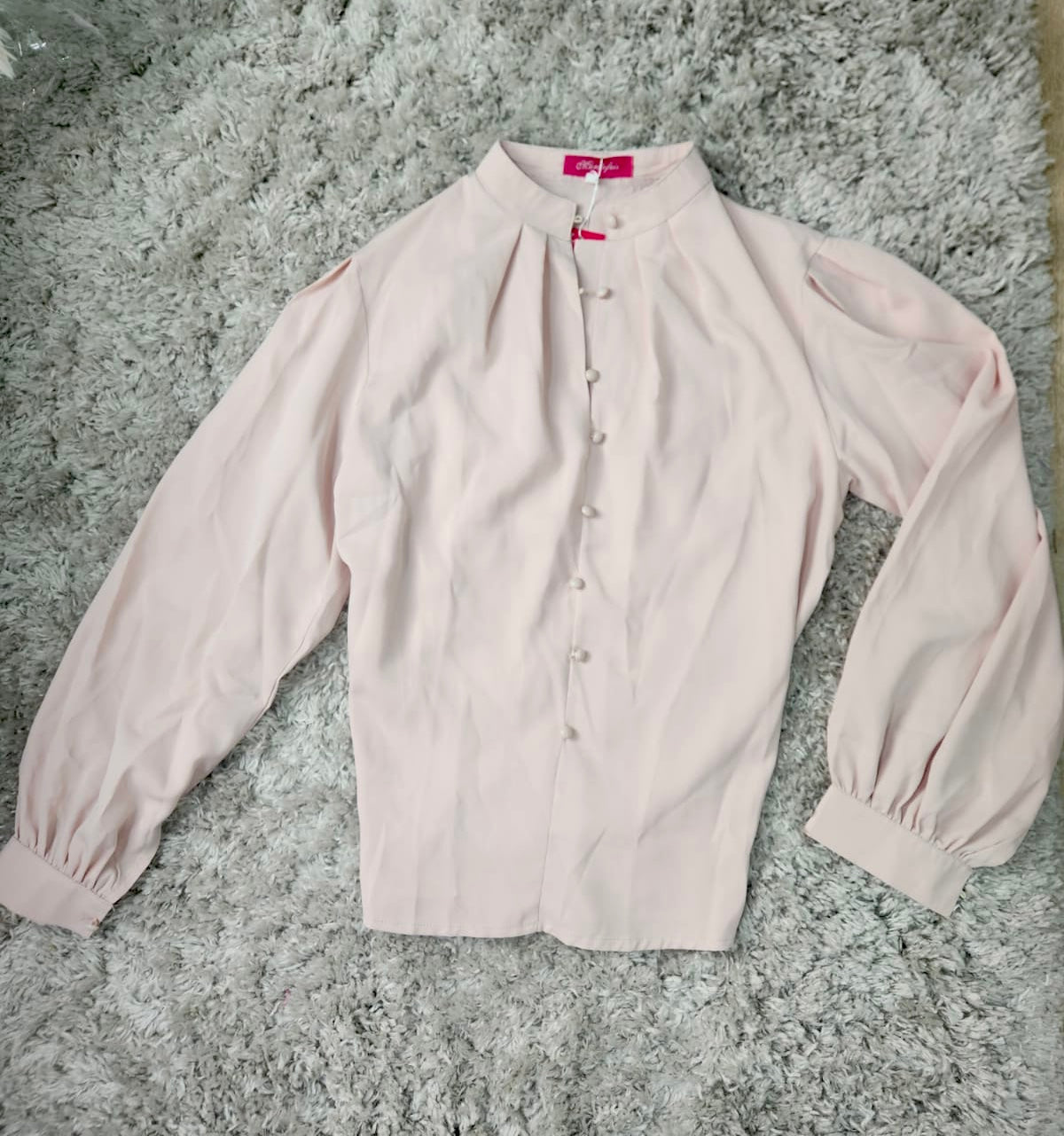Pinks Long Sleeves Blouse