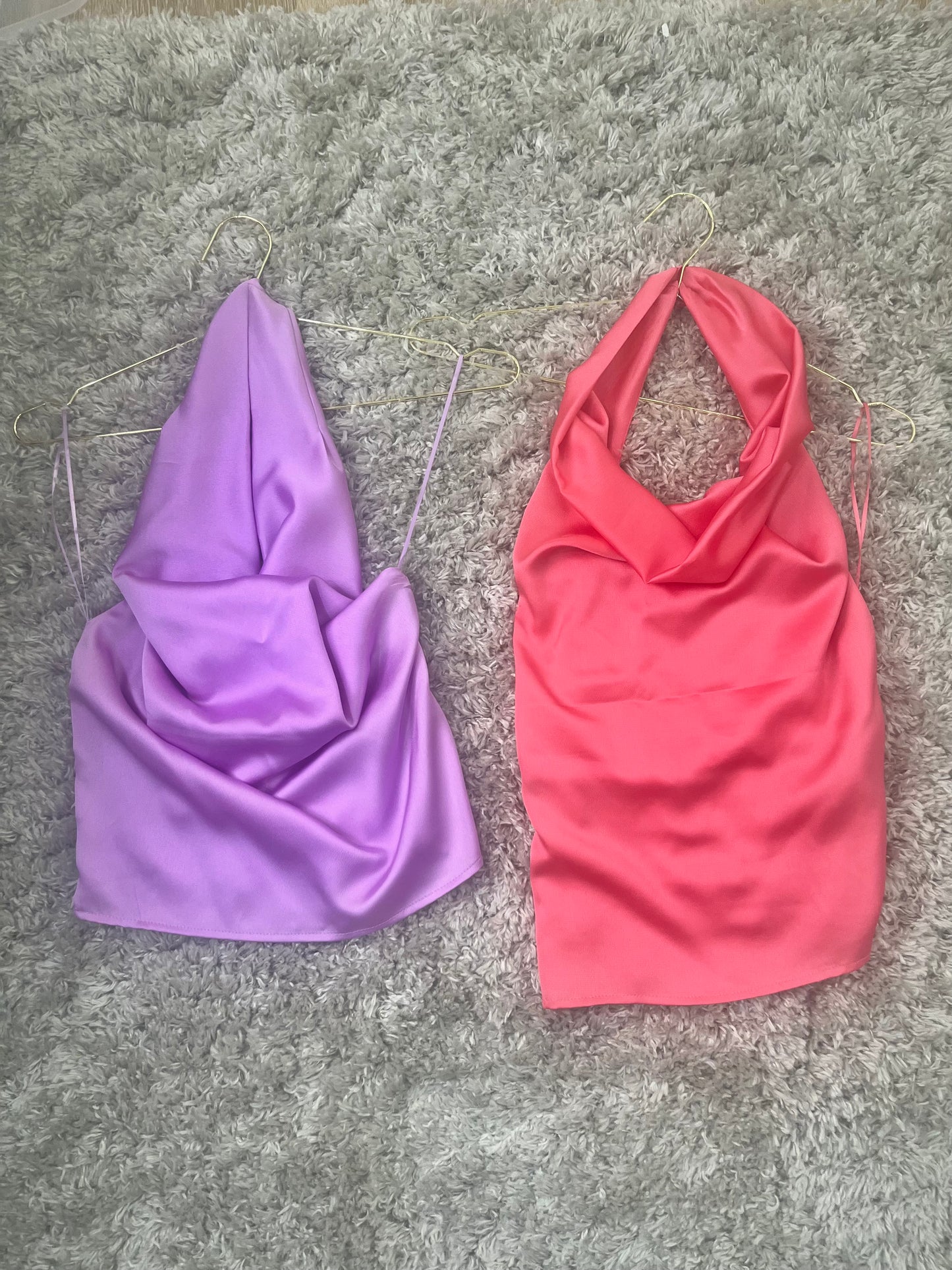 Cowl Neck Halter Top