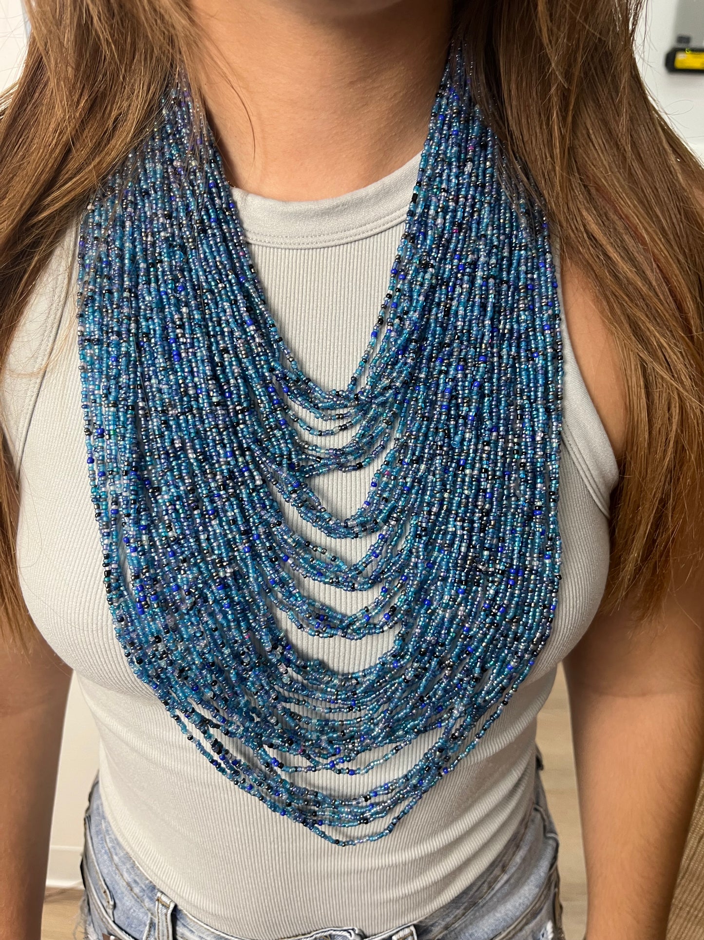 Multi strands Beads Necklace