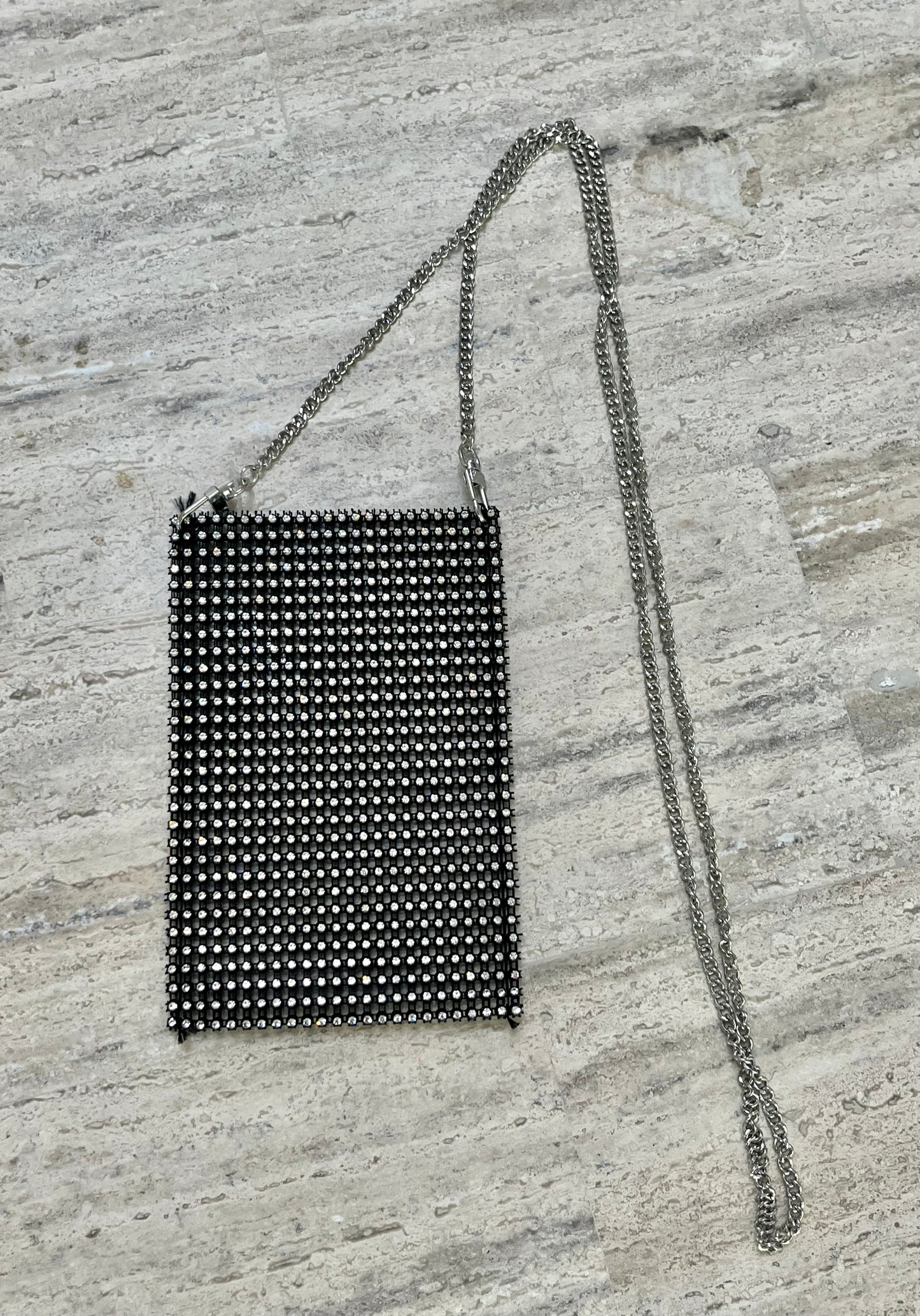 Mesh Crystal Handbag
