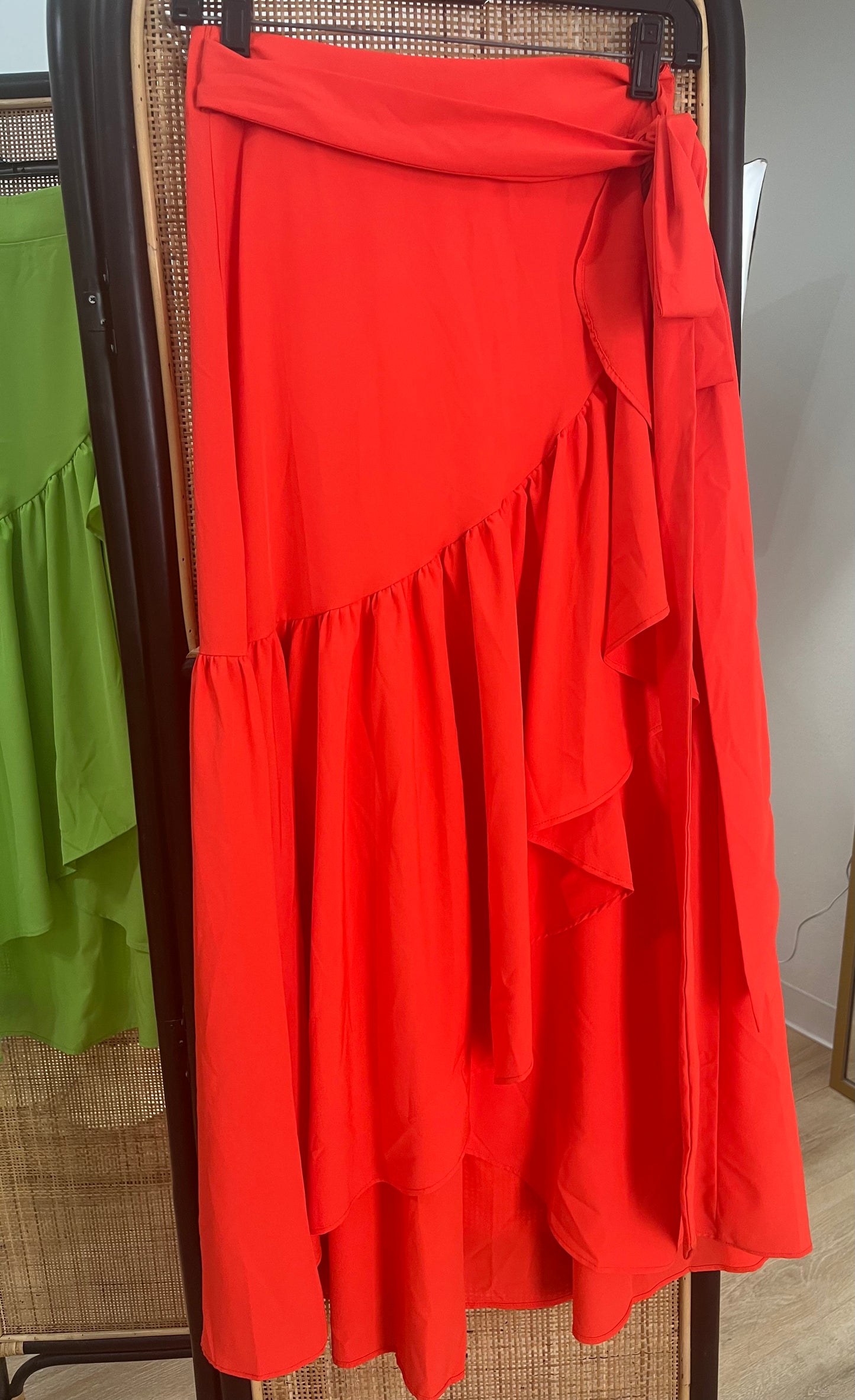 Wraparound Maxi Skirt