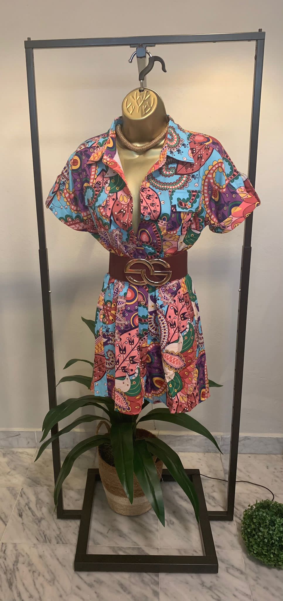 Groovy Print Romper