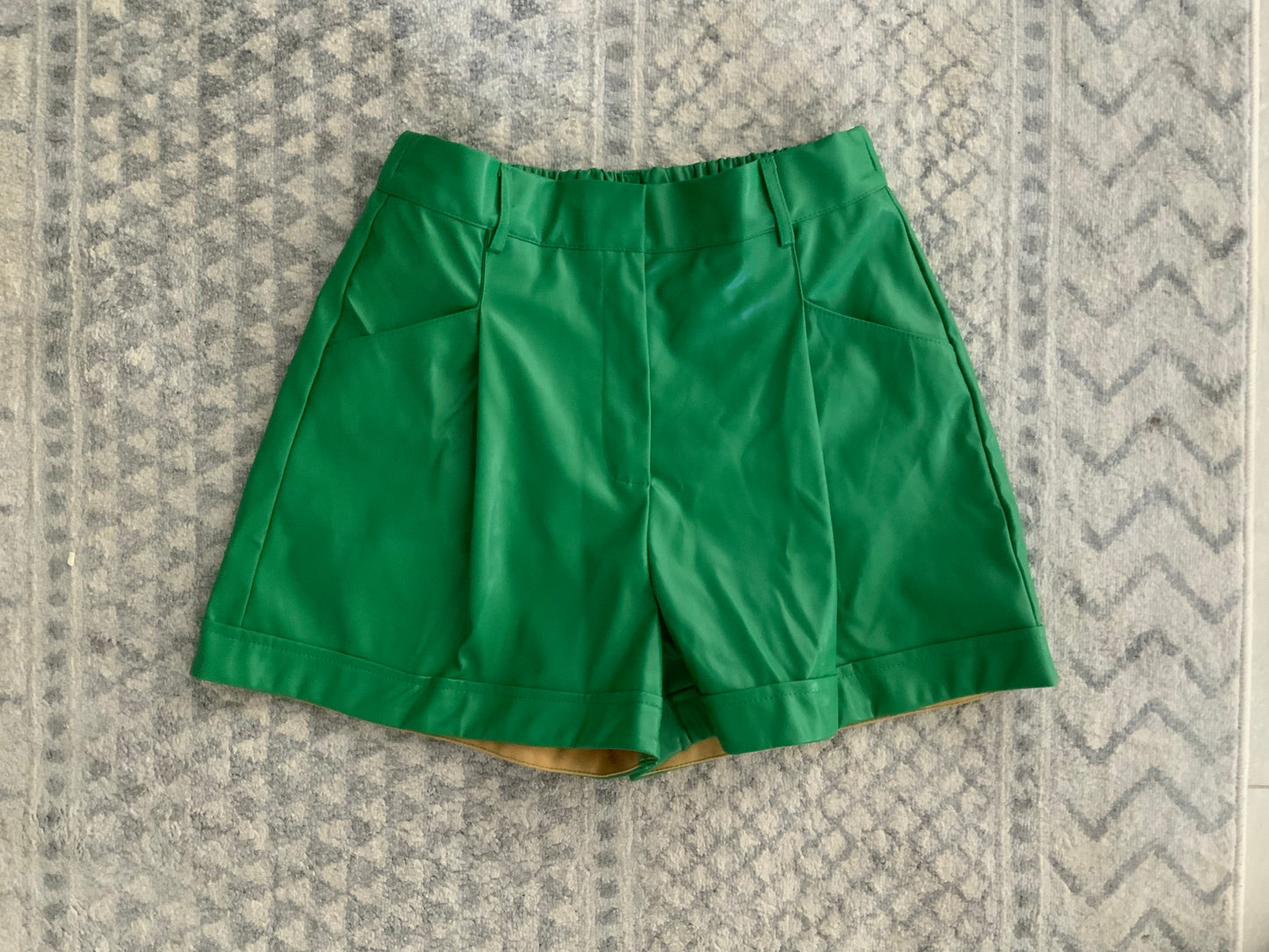 Pleather Shorts