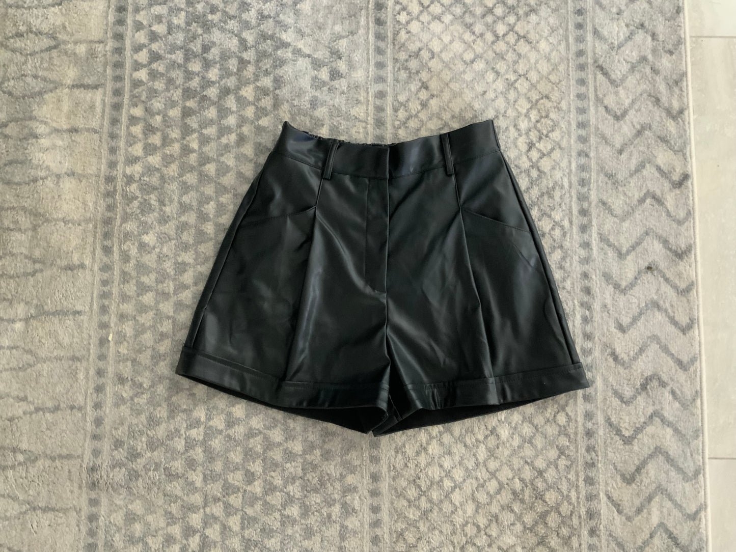 Pleather Shorts