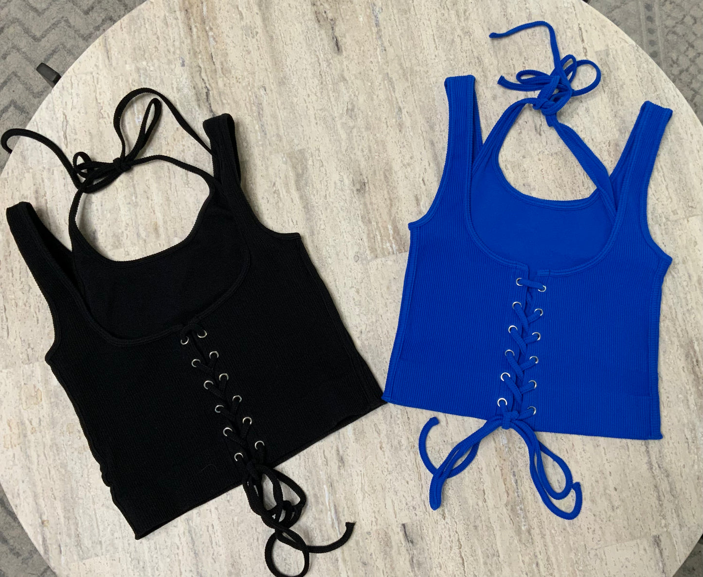Basic drawstring top
