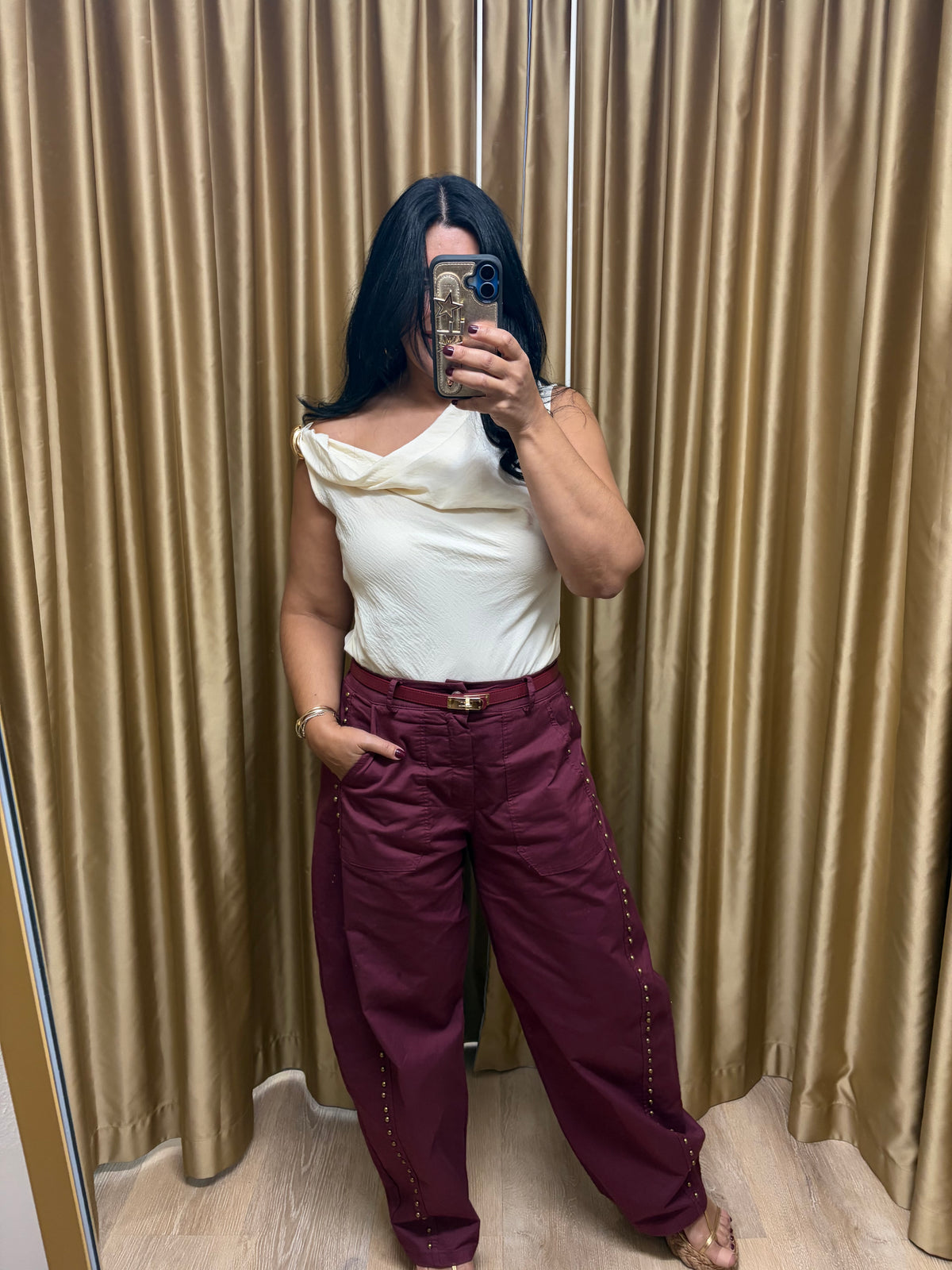 Studs Barrel Pants