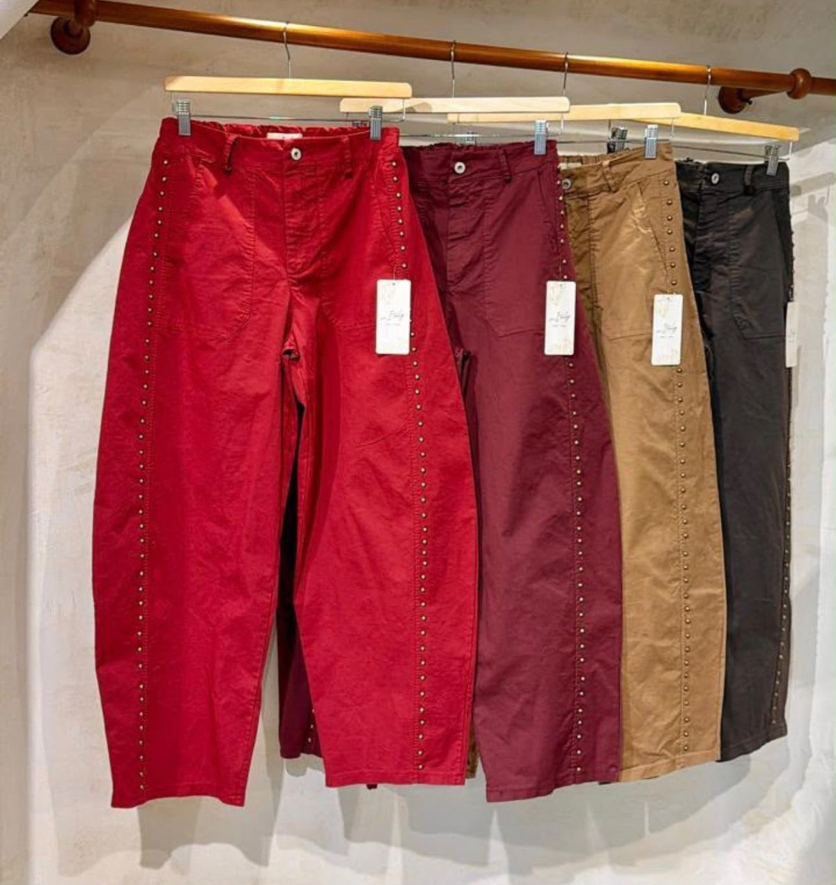 Studs Barrel Pants