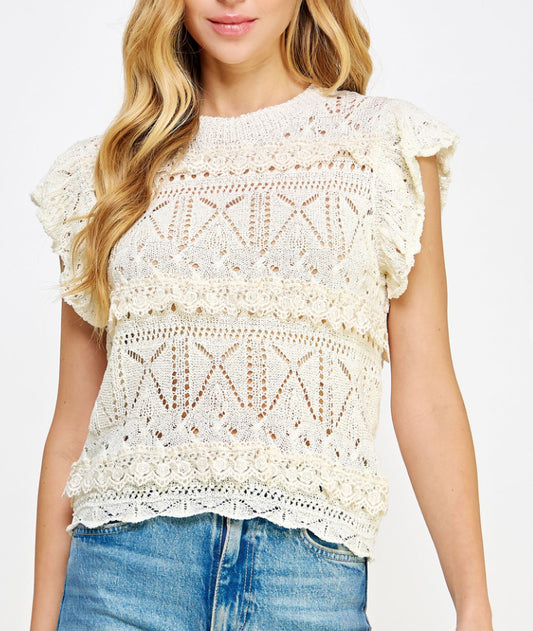 Crochet Lace Blouse