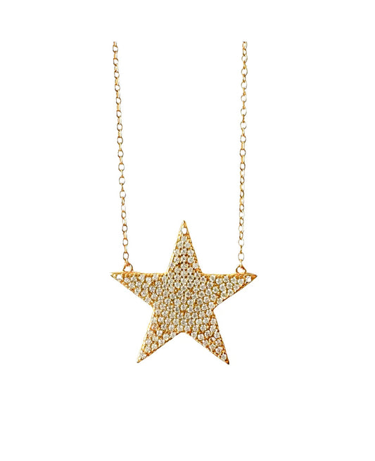 A STAR IS BORN PAVE NECKLACE