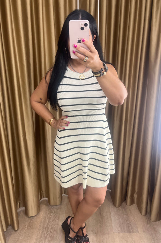 Stripes Short Dress