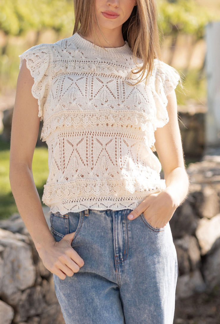 Crochet Lace Blouse