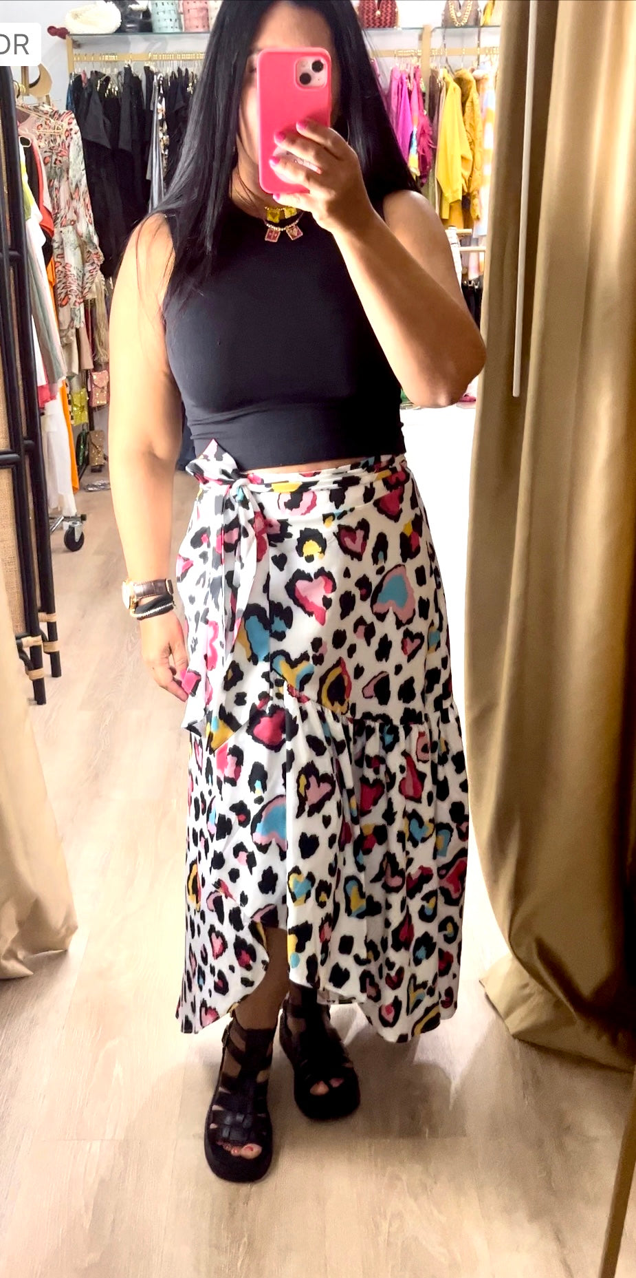 Wraparound Maxi Skirt