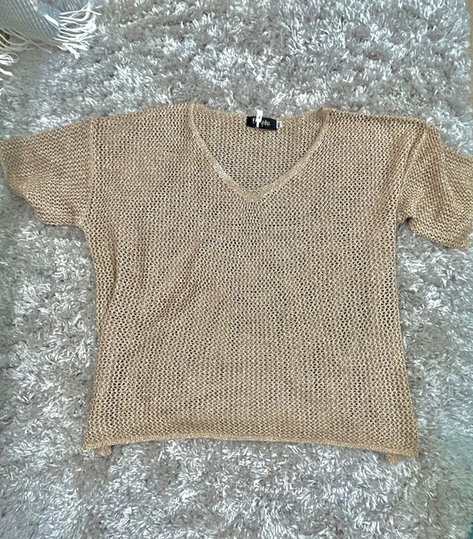 Sparkling Net Top
