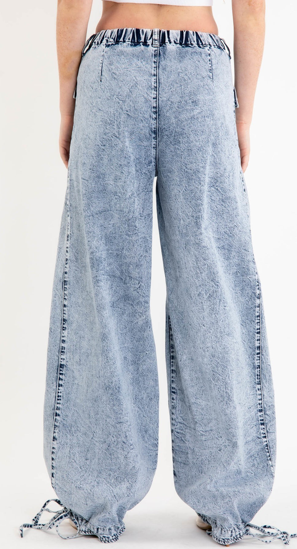 FRONT POCKETS DENIM PANTS