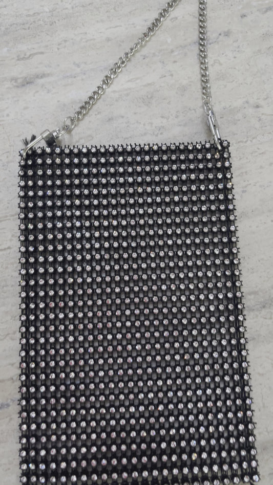 Mesh Crystal Handbag