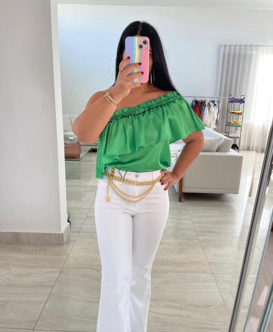 Ruffle blouse