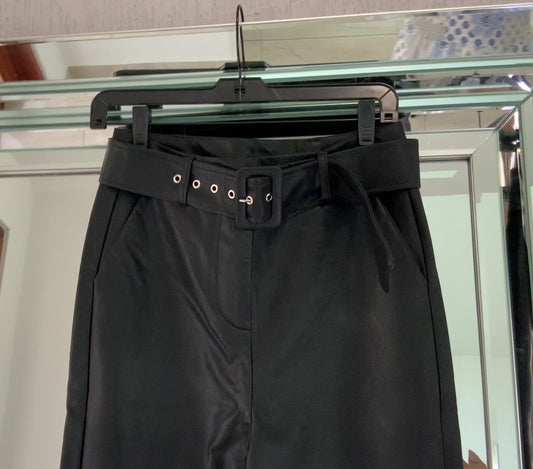 Pleather pants w/belt