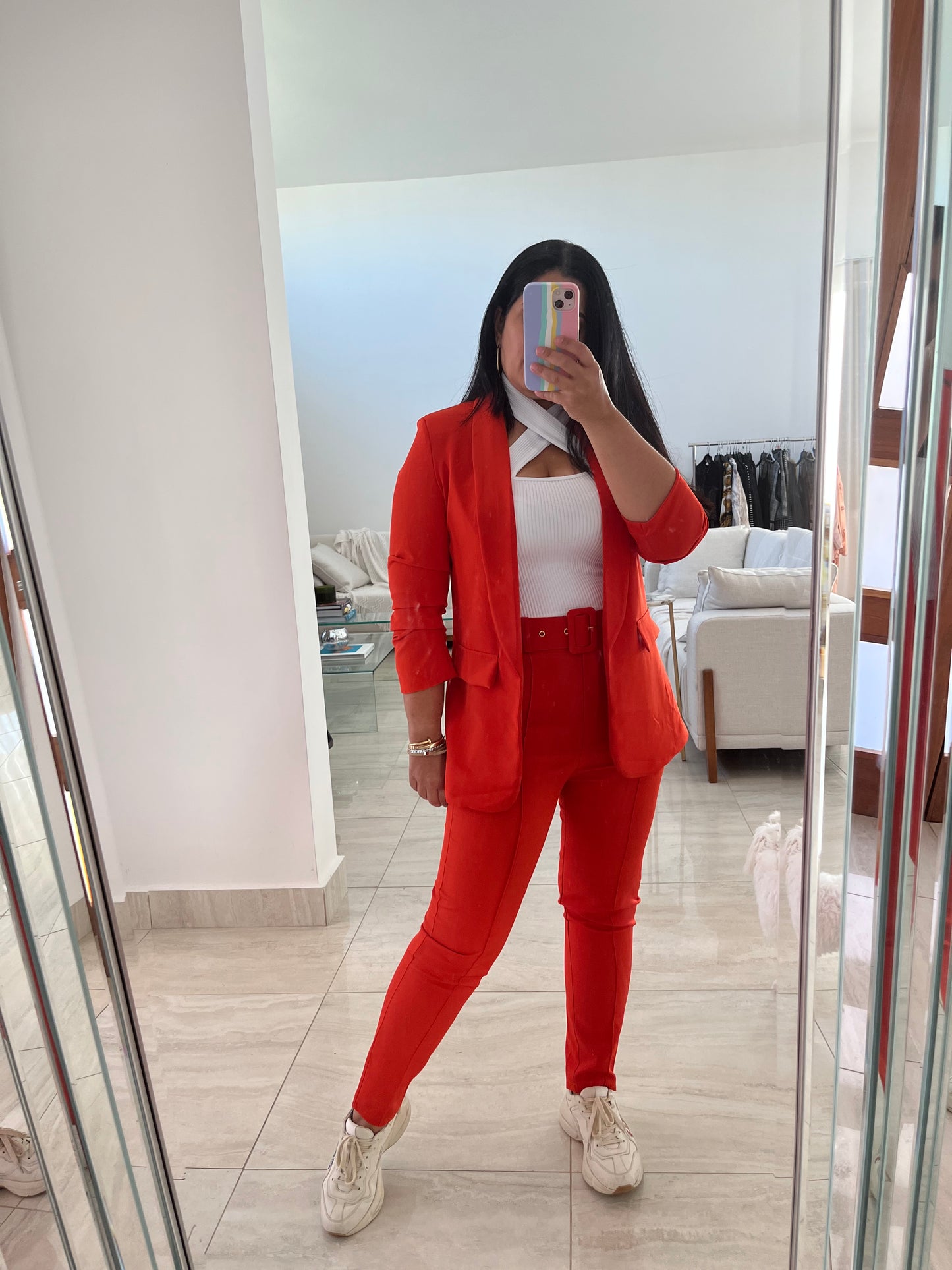 Orange Blazer