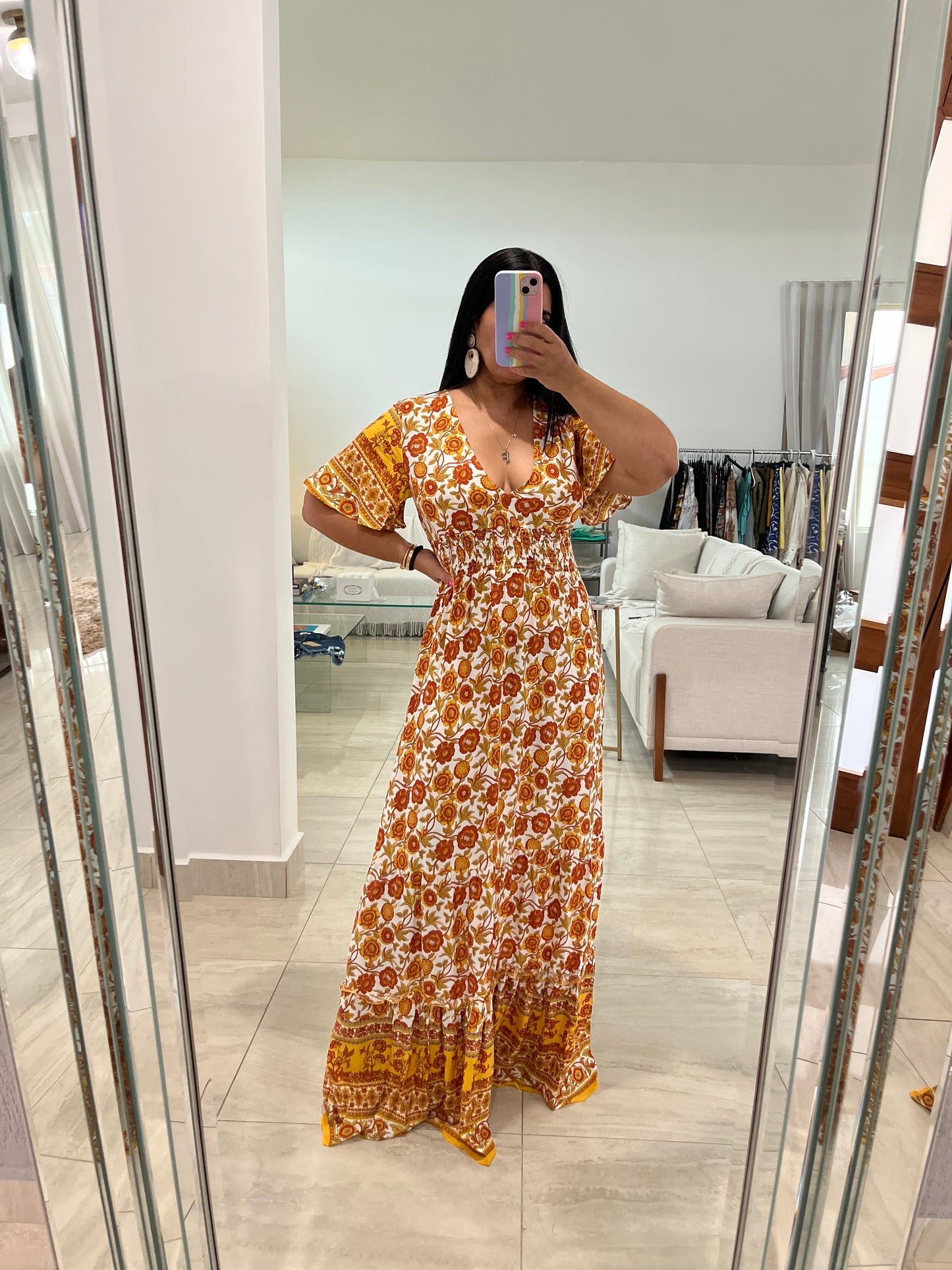 Sun maxi dress