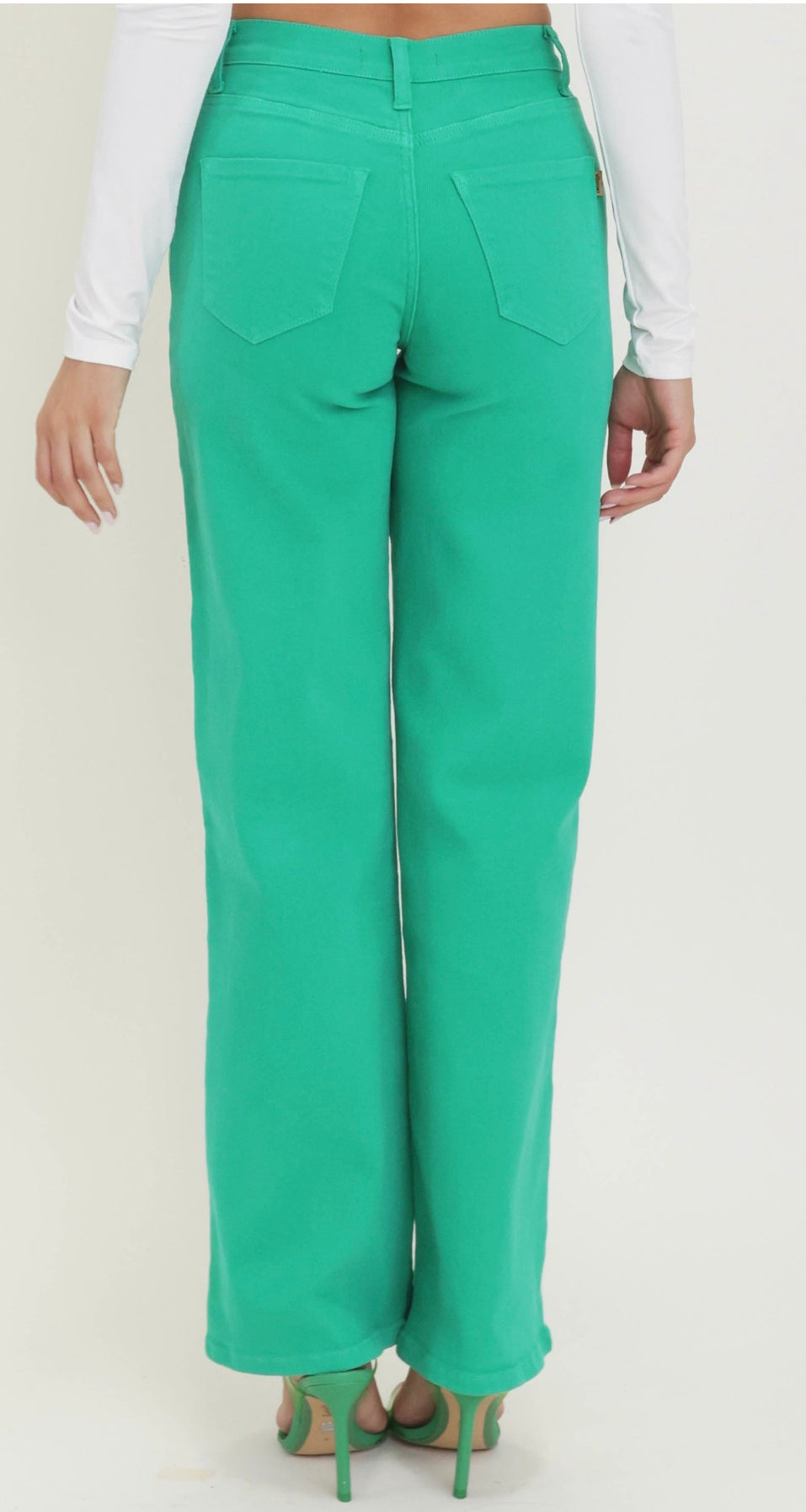 Golf green jeans