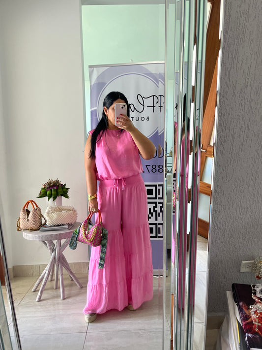 Satin drawstring blouse