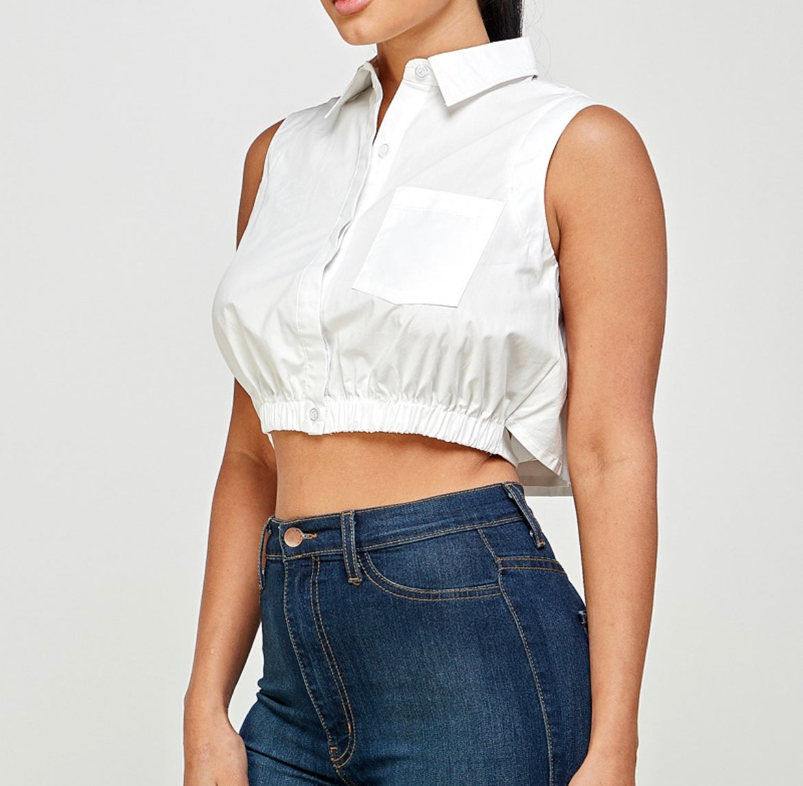 Cropped blouse