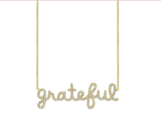 More than Grateful necklace