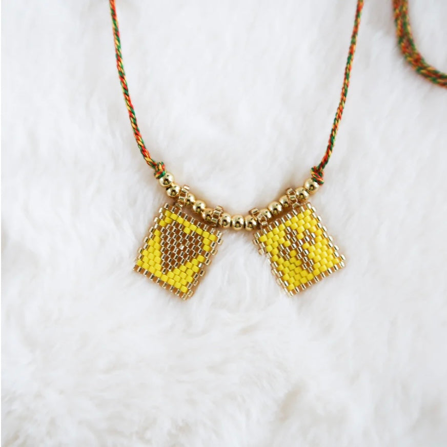 Heart + Cross Boho Necklace