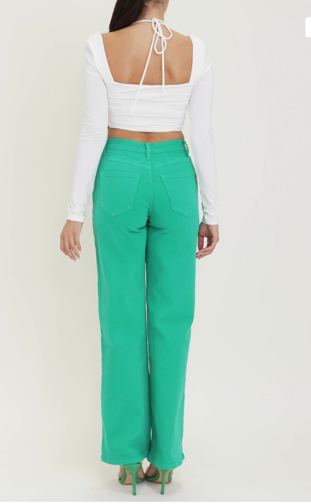 Golf green jeans